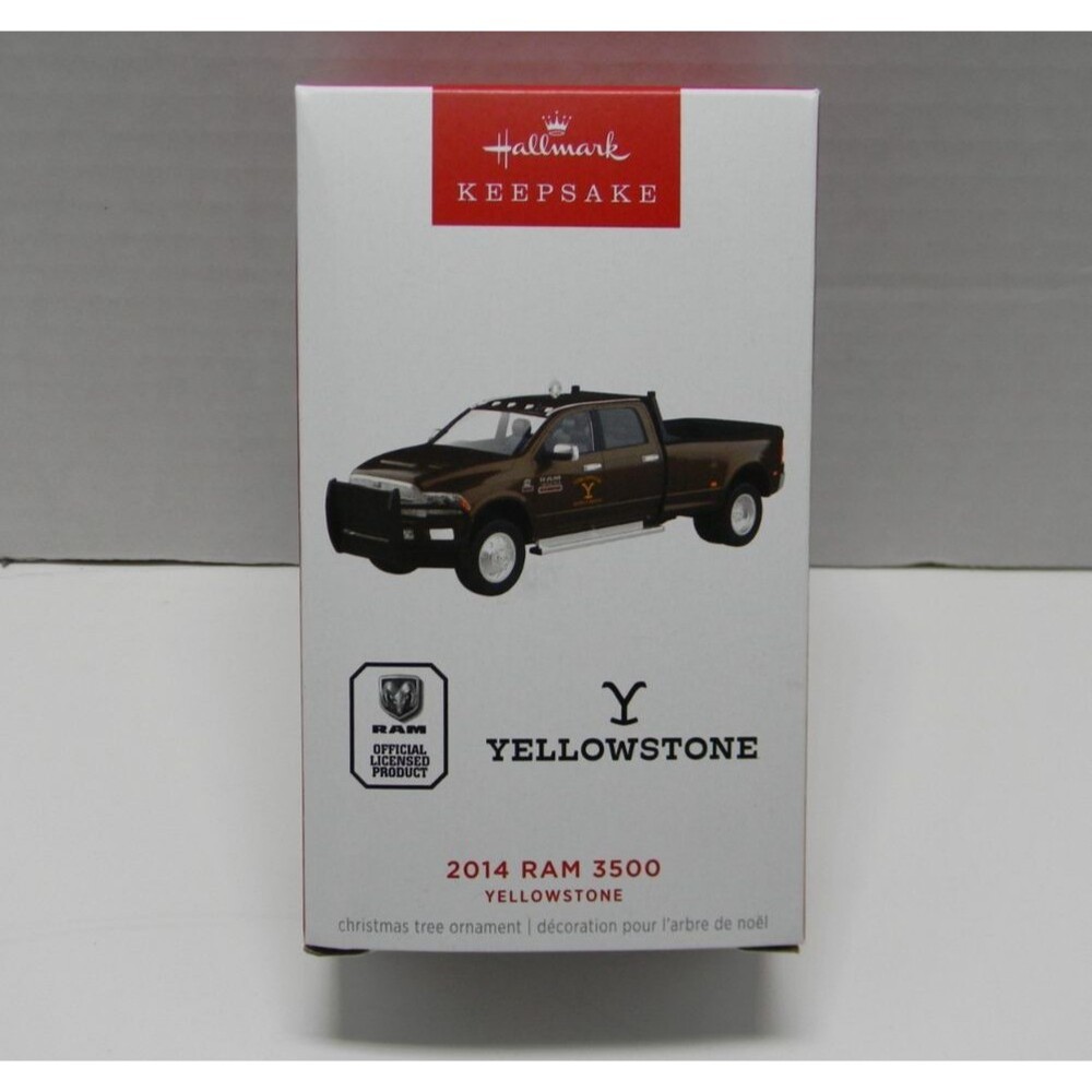 Hallmark Keepsake 2014 RAM 3500 Yellowstone Christmas Ornament Holiday NIP